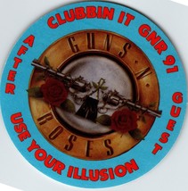 Guns N Roses Backstage Pass Fabric Use Your Illusion Tour 1991 Hard Rock... - £22.29 GBP
