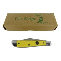 ELK RIDGE Twin Blade Faux Stag Pocket Knife 440 Stainless - $12.22