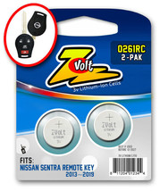 Keyless Remote Batteries (2) For 2013-2019 Nissan Sentra - Free S/H. - £3.77 GBP
