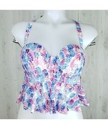 Torrid Pineapple Print Peplum Bikini Top Size 00 - $14.85