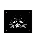 Personalized Acrylic Wall Art Panel with Mountain and Explore Design, Cl... - £34.88 GBP+