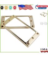 Flat Metal Humbucker Pickup Mounting Ring Set - Golden for Electric Guitars - $664.49 MXN