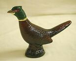 Vintage Avon Ring Neck Pheasant Bird Root Beer Glass Bottle Sold Empty - $19.79