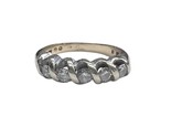 5 Women&#39;s Wedding band 14kt Yellow and White Gold 391680 - £320.68 GBP