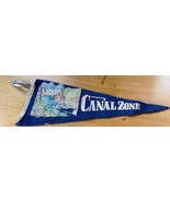 Vintage felt pennant  Panama Canal Zone - £15.29 GBP