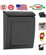 Compact Galvanized Steel Mailbox with Locking Feature - Ideal for Modern... - $61.53 CAD