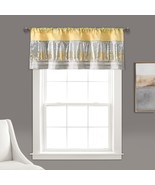 Lush Decor Night Sky Valance, Single, 52&quot; W x 18&quot; L, Yellow &amp; Gray - Seq... - $18.80