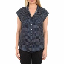 NWT!!! Womens Jachs Girlfriend Cap Sleeve Tencel Shirt (Dark Navy, Small) - $15.99