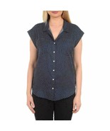 NWT!!! Womens Jachs Girlfriend Cap Sleeve Tencel Shirt (Dark Navy, Small) - $15.99