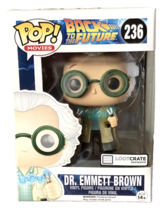 Pop! Movies Back To The Future DR. EMMETT BROWN #236 Loot Crate Exclusive - $6.93