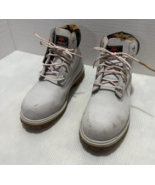 Timberland White/ Gray Lined Camo Leather Boots Size US 3 - $30.59 CAD