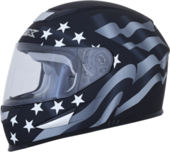 AFX Adult Street Bike FX-99 Flag Helmet Stealth Sm - £80.08 GBP