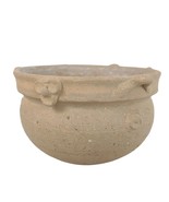 Vintage Handmade Earthenware Pottery Planter Garden Urn Squat Turned Cla... - £54.24 GBP