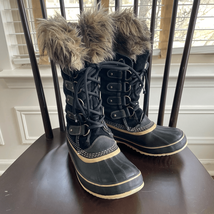 Sorel Joan of Arctic Winter Boots Black 7.5 - $1,146.56 MXN