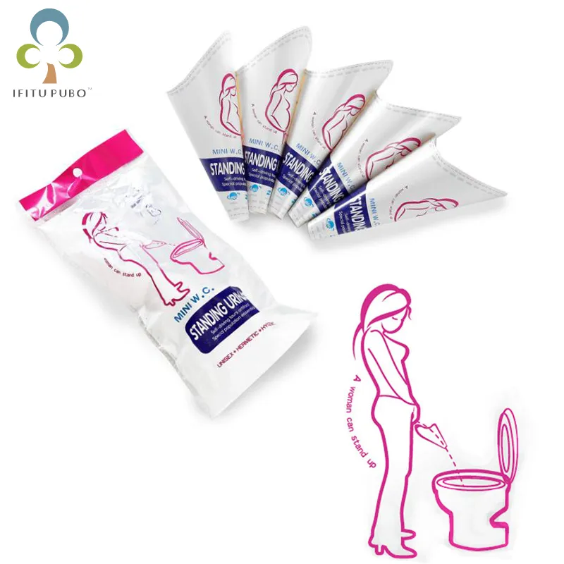 12pcs/lot Disposable Paper Urinal Woman Urination Device Stand Up Pee for - £8.80 GBP