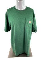 Carhartt Mens Large Loose Fit Green T Shirt - £7.82 GBP