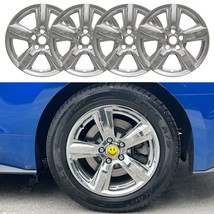 For 2015-2019 Ford Mustang Ecoboost 17&quot; Wheel Chrome Skin Rim Covers Set 4 - £39.95 GBP
