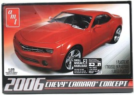 AMT 2006 Red Chevy Camaro Concept 1:25 Skill Level 2 100 Parts Plastic Model Kit - $30.99