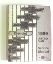 1989 Chevy Astro Van Factory Service Repair Manual - $14.25