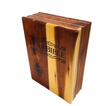 Holy Bible Remembrance Edition In Wooden Box Local Lodge 664 KY Union Ma... - $33.25