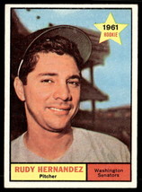 1961 Topps #229 Rudy Hernandez VGEX-B111R4 - £15.82 GBP