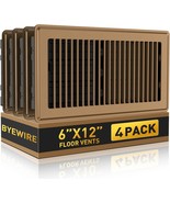 Floor Register Fits 6x12 and 12x6 Duct Opening - Heavy Duty Walkable Flo... - €21,27 EUR