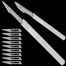 10 Surgical Sterile Blades Free Scalpel Knife Handle Medical Dental DIY ... - €4,99 EUR+