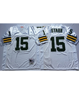 #15 Bart Starr White Jersey - $45.00