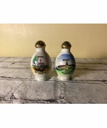 Vintage 1960s Denver souvenir Salt And Pepper Shakers Buffalo Bills Grav... - $20.48 CAD