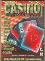 Casino Master PC CD-Rom by PC Treasures for Windows XP/98 - $13.86