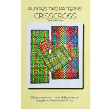 Crisscross Woven Fabric Mats PATTERN by Aunties Two Patterns AT26 Makes ... - £7.04 GBP