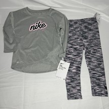 NWT-Baby Girl 2 pc Nike Outfit-Size 24 Months - £21.96 GBP