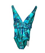 NEW Seafolly La Mer Aquatic Blue Cross Back One Piece Women&#39;s Size 8  Sw... - €54,46 EUR
