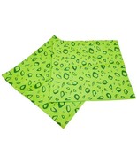 2 Pc Lime Green Geometric Throw Pillow Covers Soft Seven Deadly Sins 18&quot;... - £13.09 GBP
