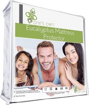 One&#39;s Own Queen Size Premium Eucalyptus Waterproof Mattress Protector - Vinyl - £77.52 GBP