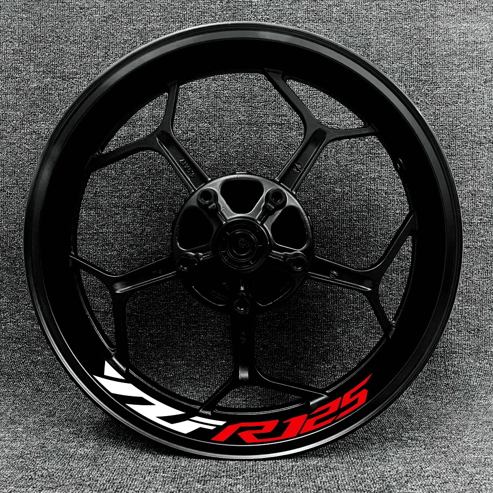   YZF R125 Motorcycle Logo 17 Inch Inner And Outer Wheel Rim Hub Decal Decoratio - £152.81 GBP