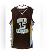 Men&#39;s Basketball Jersey North Carolina #15 Vince Carter size L Large - £31.03 GBP
