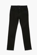 Girls Jeans Denim Chaps Black Adjustable Waist Whisked Straight Flat Fro... - $13.86