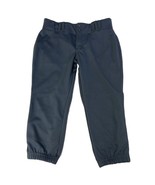 Champro Women&#39;s Softball Pants Size Large Dark Gray Short Pants Beltloops - $17.53 CAD