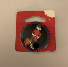 Bugs Bunny Basketball Space Jam Button Pin NOS Vintage - $20.00