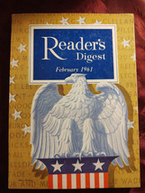 Readers Digest February 1961 Henry Hazlitt Barry Goldwater Harold C. Schonberg - £6.40 GBP