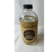 Vintage Woodcroftery Early American Wood Restorer Cleans Wood Oil Rare 9... - $285.06 MXN