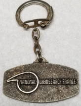 National Chemsearch France Keychain French Pewter Metal 1960s - $12.30