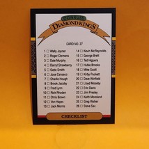 1987 Donruss Diamond Kings Checklist #27 Baseball Card - $1.39