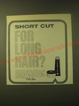 1966 Old Spice Short Cut Hair Groom Ad - Short cut for long hair? - $18.49