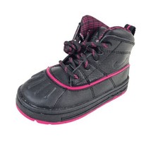 Nike ACG Woodside 2 High Toddler Baby Boots Waterproof Black 524878 001 Size 4.5 - £33.81 GBP