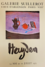 Henri Hayden - Poster Original Exposition- Gallery Suillerot Paris Rare Oop 1975 - £124.45 GBP