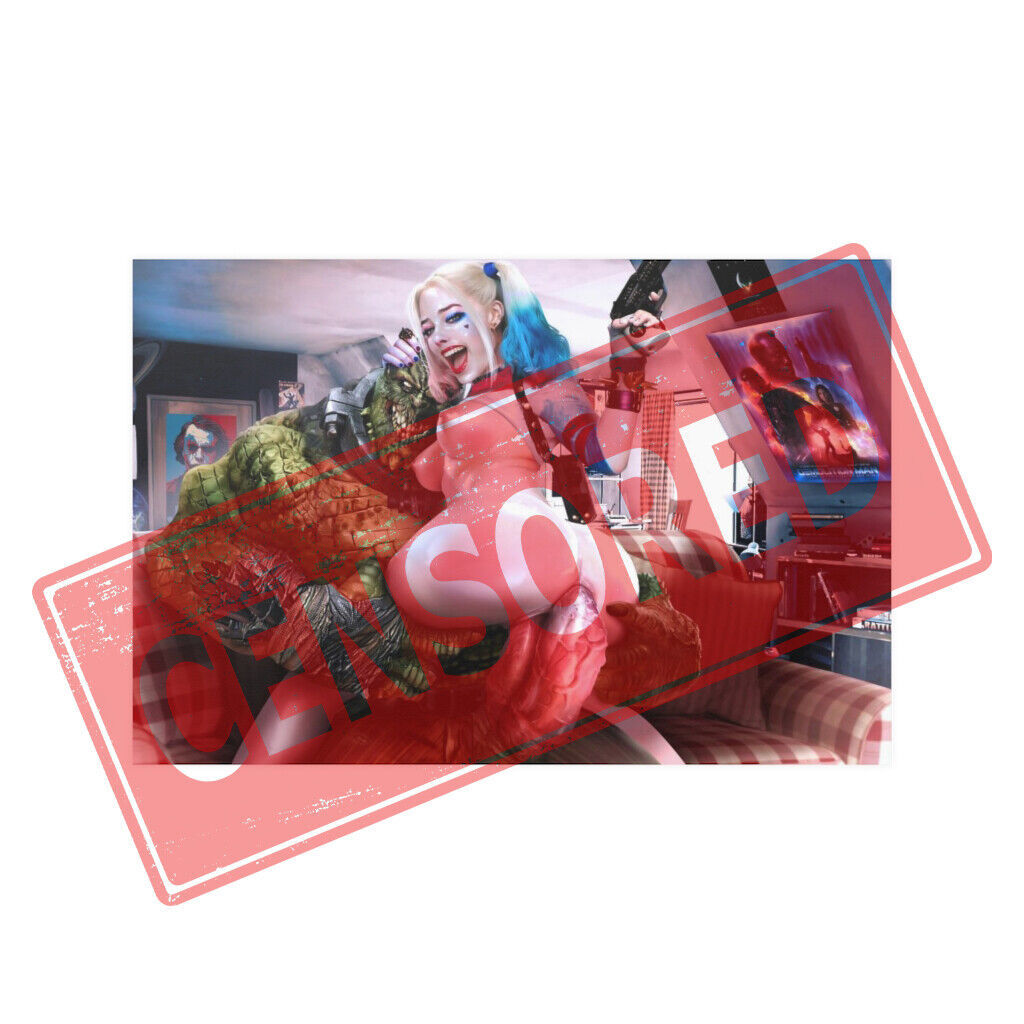 Erotic H Poster: Harley & Croc (3 Versions)