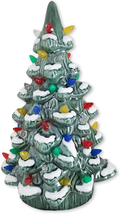 Burton &amp; Burton Vintage Lighted Ceramic Christmas Tree 17&quot; w/ Multicolor... - $898.62 MXN