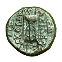 Ancient Greek Coin Seleukid Antiochos II Theos AE16mm Apollo / Tripod 04380 - £30.85 GBP